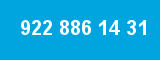 922 886 14 31 922 886 14 31